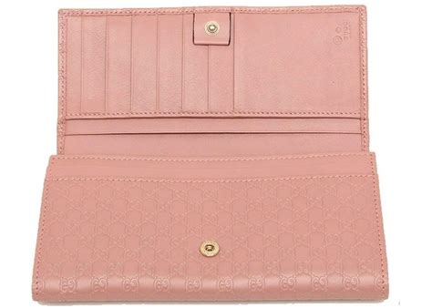 gucci continental bifold wallet microguccissima soft pink|Gucci Wallets for Women .